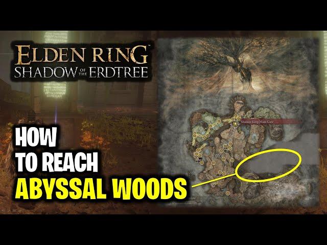 Abyss Map Location | How to Reach Abyssal Woods - Eastern Area of Map | Elden Ring DLC