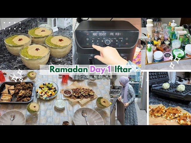 Our First Iftar Table, Family Moments & Yummy Healthy Food - Sugar free Pudding and Snacks