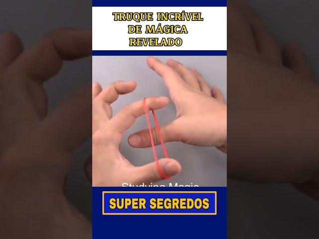 TRUQUE INCRÍVEL DE MÁGICA REVELADO  #shorts #magictricks #magician #magic #tricks #truques