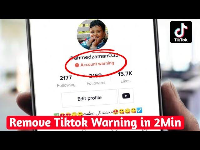 How to Fix “Account Warning” on TikTok - Remove Tiktok Warning