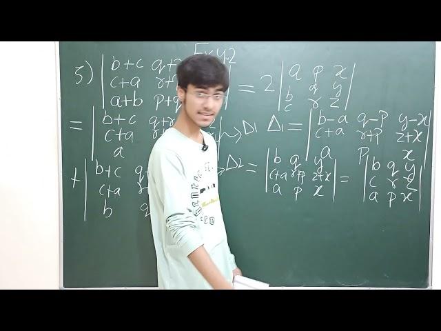 Ex 4.2|Determinants|CUET 2024|Mathematics|Sarim Khan