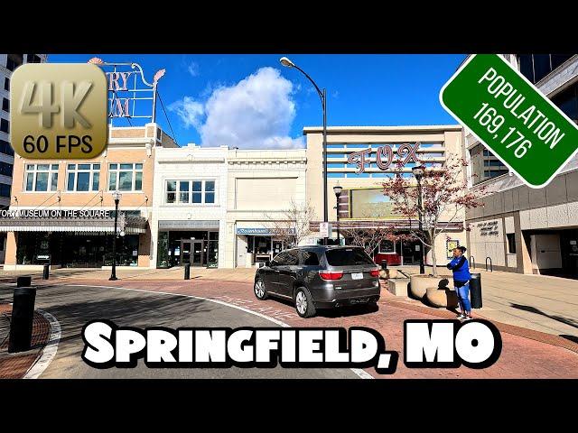 Driving Around Springfield, Missouri in 4k Video