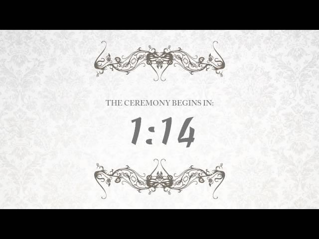 Wedding Countdown Video