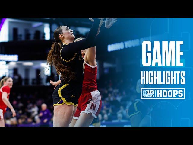 Nebraska at Northwestern | HIGHLIGHTS | Big Ten Women's Basketball | 03/02/2024