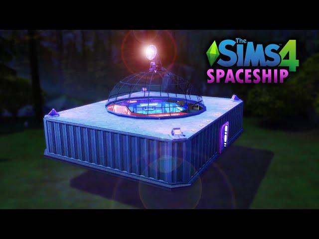 I Built a Spaceship in the Sims 4 (Speed Build)