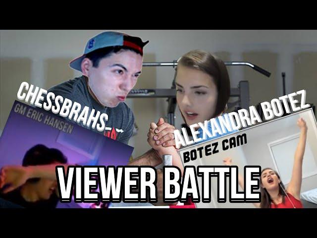 Chessbrahs VS Alexandra Botez VIEWER BATTLES (dual cam)