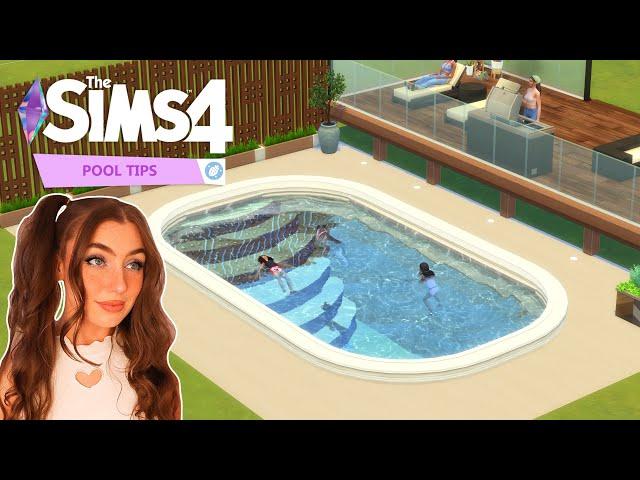 Pool Tips To Elevate Your Pools │ No CC │ Sims 4  │ Tutorial