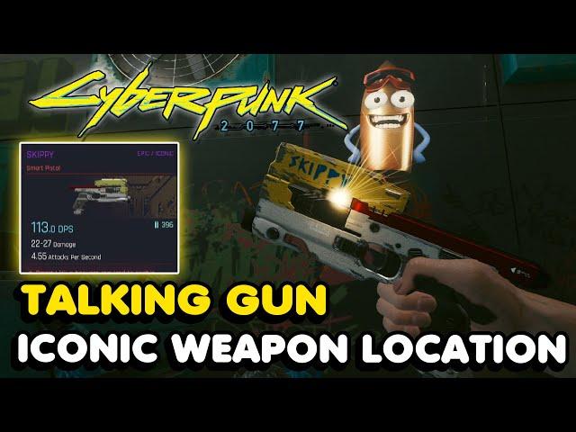 How To Get Skippy The Talking Gun In Cyberpunk 2077 (Iconic Weapon Location)