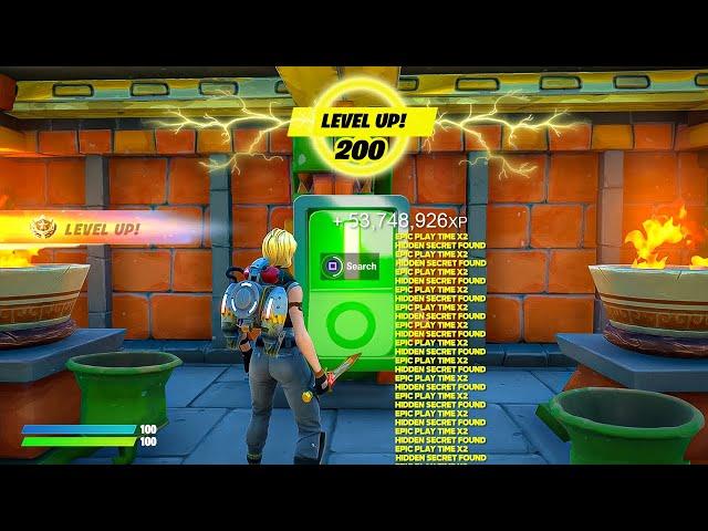 NEW FORTNITE CHAPTER 5 XP FARM MAP! (GET LEVEL 200 FAST)