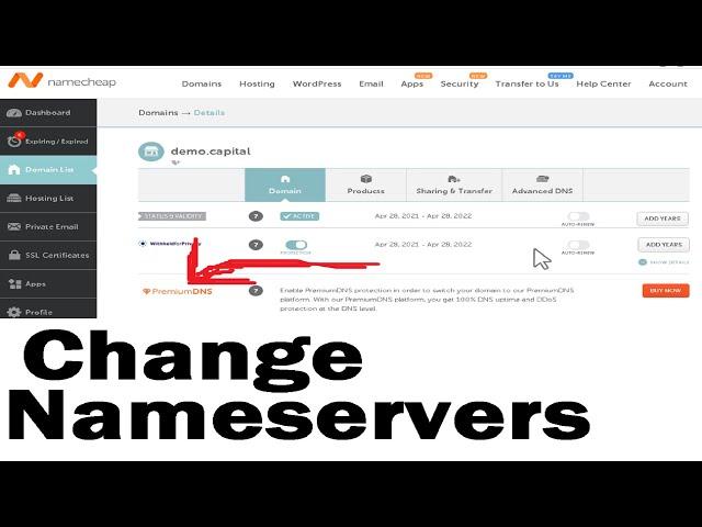 How to Change Nameservers at NameCheap to BlueHost or Any Web Host!