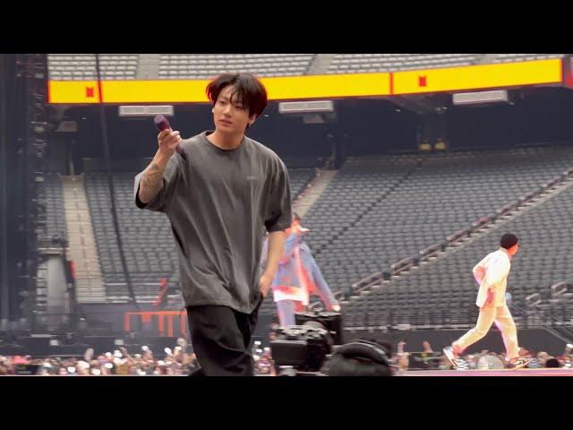 220415 Idol Soundcheck BTS Fancam Permission to Dance On Stage Las Vegas Concert 방탄소년단