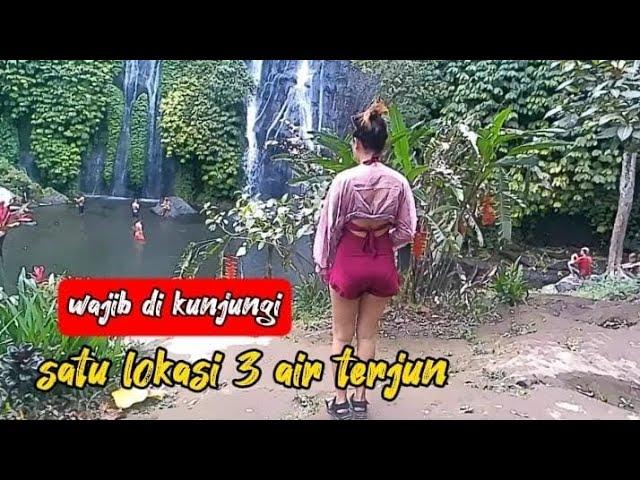 satu lokasi 3 air terjun || banyumala waterfall BALI