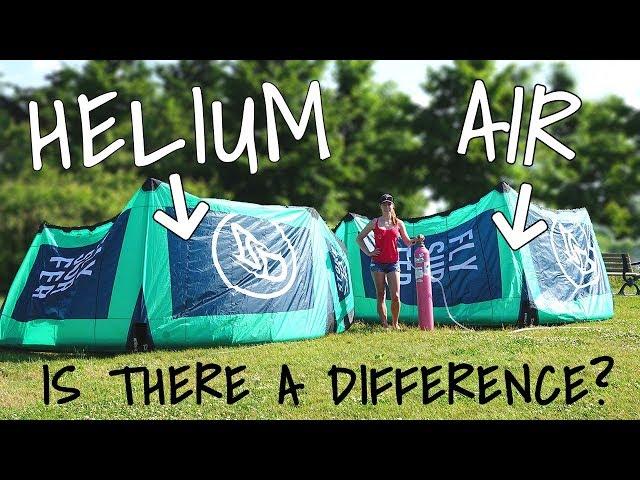 We pumped a kite with HELIUM!