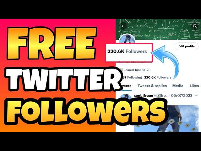 How to get TWITTER Followers Fast IN 2 Minutes || Free Twitter Bot Followers 2024