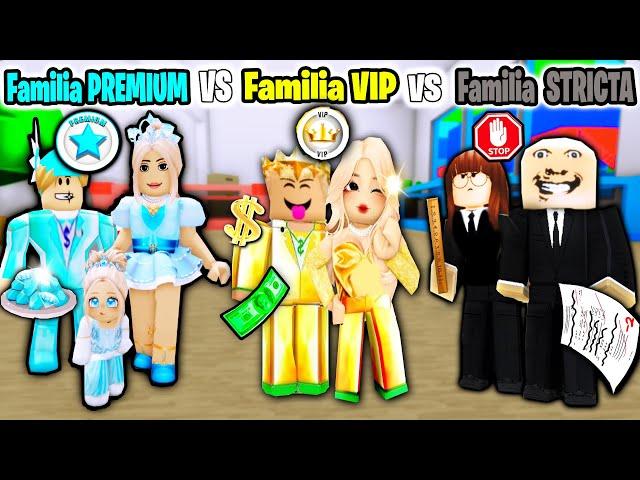 Familia PREMIUM vs Familia VIP vs Familia STRICTA vs Familia AMUZANTA (Roblox Brookhaven Rp)