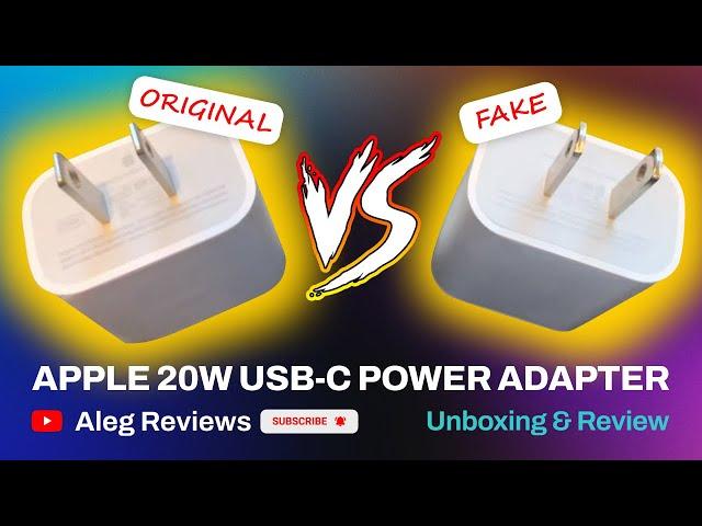 Original vs Fake - Apple 20W USB-C Power Adapter #apple #adapter