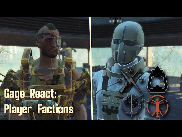 Nuka World - Gage Reacts - Player Factions