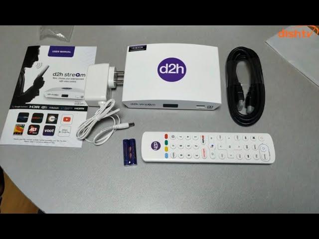 d2h Stream Android Set Top Box Unboxing | How to Make a Normal TV to Smart TV?