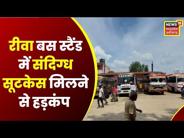 Rewa News: Rewa Bus Stand में संदिग्ध Suitcase से हड़कंप, मौके पर पहुंची Police और Bomb Squad Team