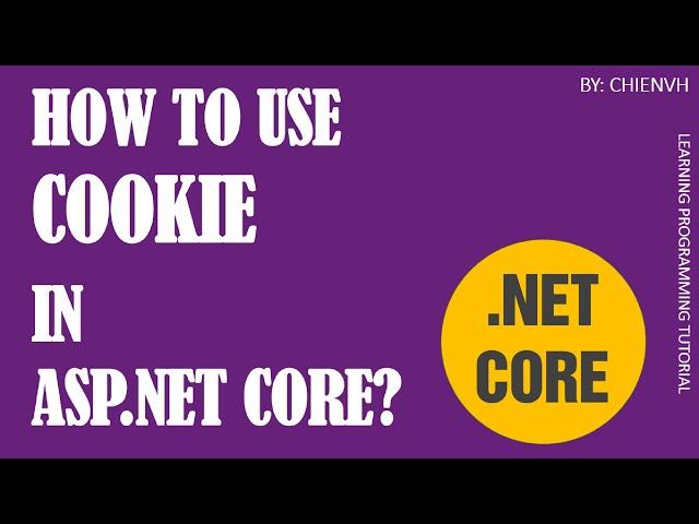 Handling Cookie in Asp.Net Core MVC