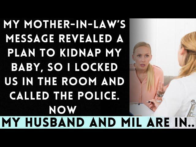 Mother-in-Law’s Massage Reveals Plot to Kidnap My Baby– I Locked Us in the Room...