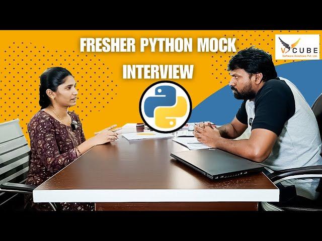 Fresher Python Mock Interview  | Technical Round | Best Training Institute in Hyderabad