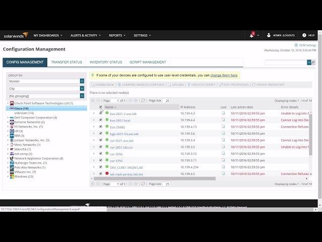 Getting Started with Network Configuration Manager