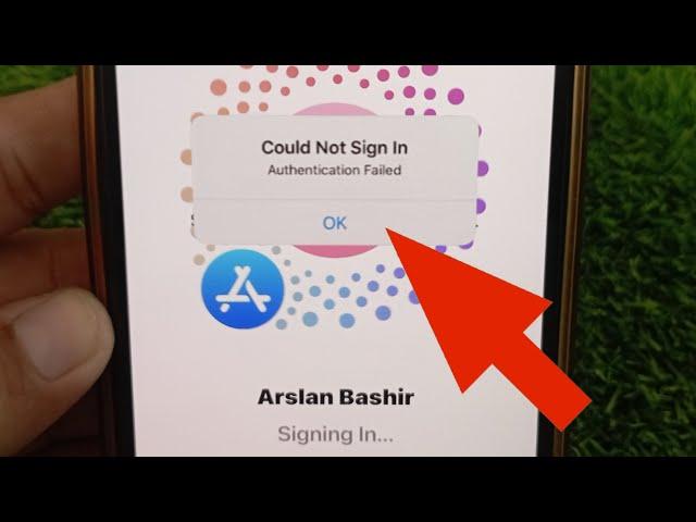 Could Not Sign In To Apple ID Authentication Failed Error