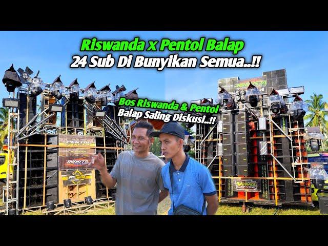 Ternyata Begini Suara 24 Subwoofer Riswanda x Pentol Balap Audio Di Bunyikan Semua..!!