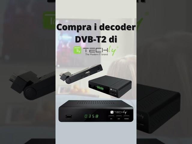 Decoder digitale terrestre dvb t2 per guardare la tv in HD by Techly