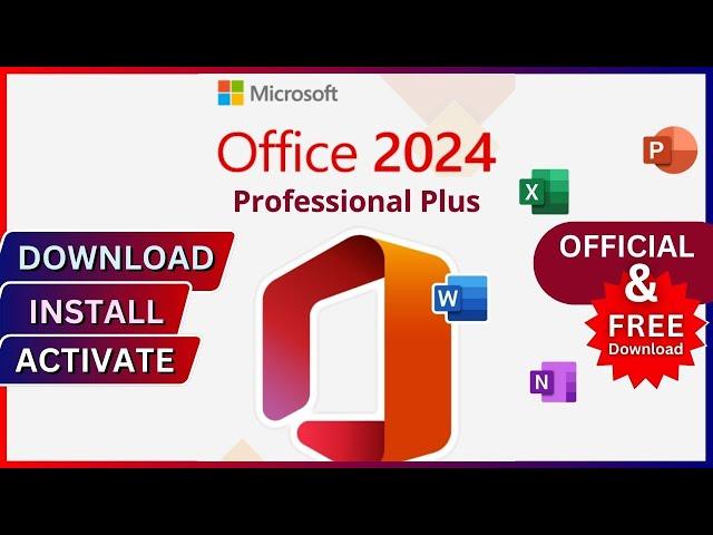 Office 2024 Free Download and Activation | How to Download, Install & Activate Microsoft Office 2024