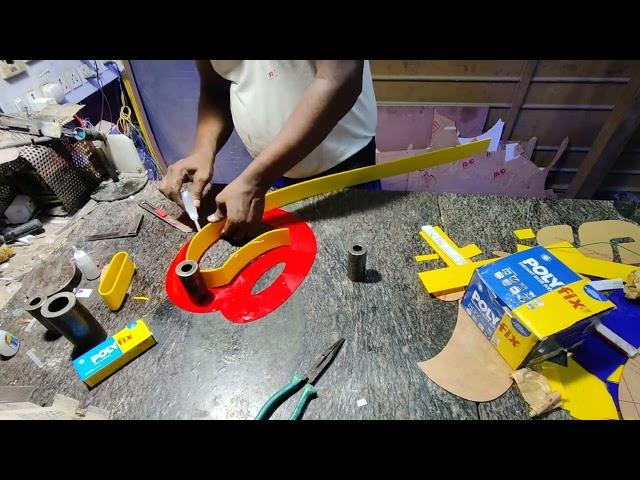 how to make Acrylic Letter Raizing ಅಕ್ರಿಲಿಕ್ ಅಕ್ಷರಗಳನ್ನು ಹೇಗೆ ಮಾಡುವುದು use Polyfix glue  8882946874