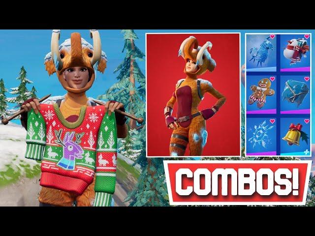 BEST WOOLY WARRIOR SKIN [CHRISTMAS 2022] COMBOS! | Fortnite