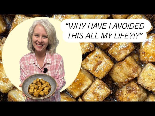 Momma tries Tofu for the first time and…omg…we LOVE IT!