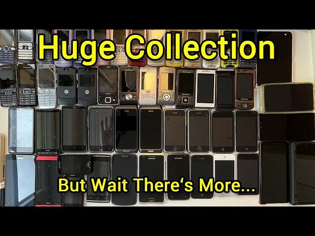 (5K Sub Special) From Vintage to Modern | Tour of my huge Phone Collection pt1.