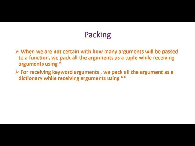 Python Interview Question: What is Packing and Unpacking in Python?