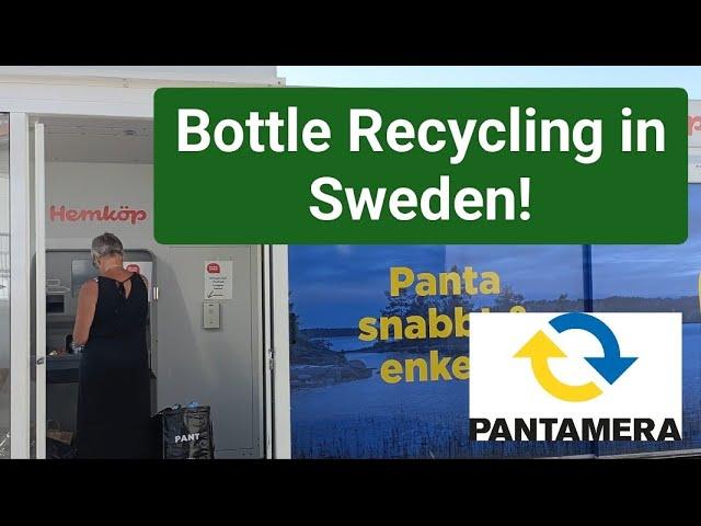 Bottle recycling working in Sweden! @travelglobes