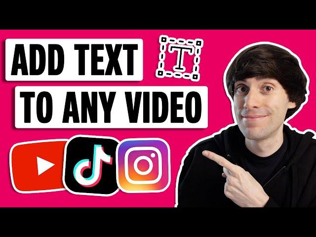 Add Text to Video Online in 2022 - EASY METHOD for Youtube, Instagram & Tiktok Videos