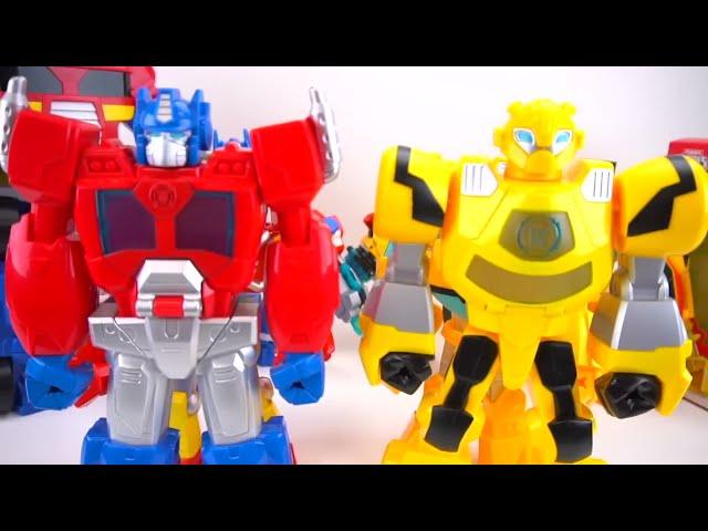 Transformers Rescue Bots Academy All the Bots Giant Collection Video!