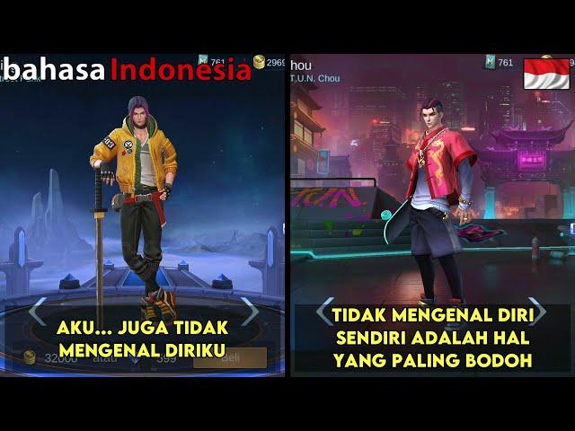 Percakapan Hero bahasa Indonesia saling nyambung || Dialog Hero mobile legend