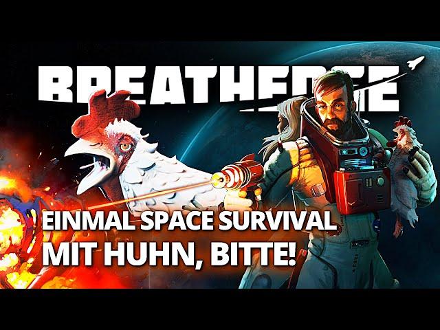 Breathedge ist Weltraum Survival Satire Breathedge Deutsch German Gameplay 01