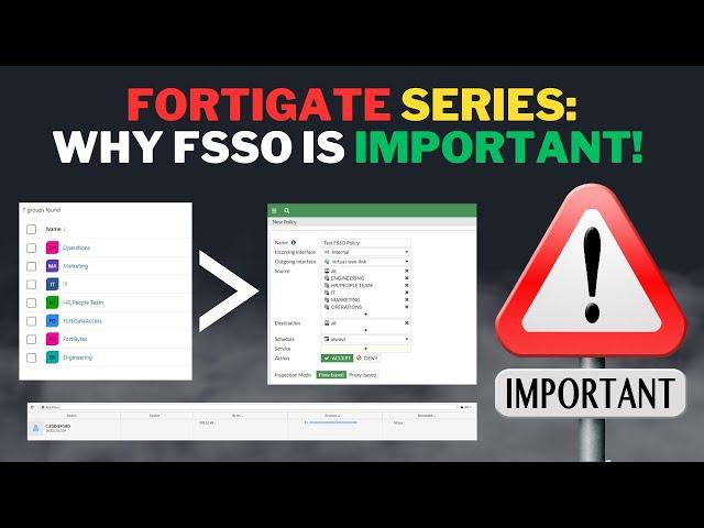 FortiGate Firewall: Why use Fortinet Single Sign On (FSSO)? What are the benefits!