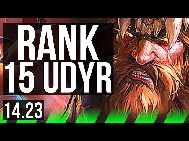 UDYR vs BEL'VETH (JGL) | Rank 15 Udyr | NA Challenger | 14.23