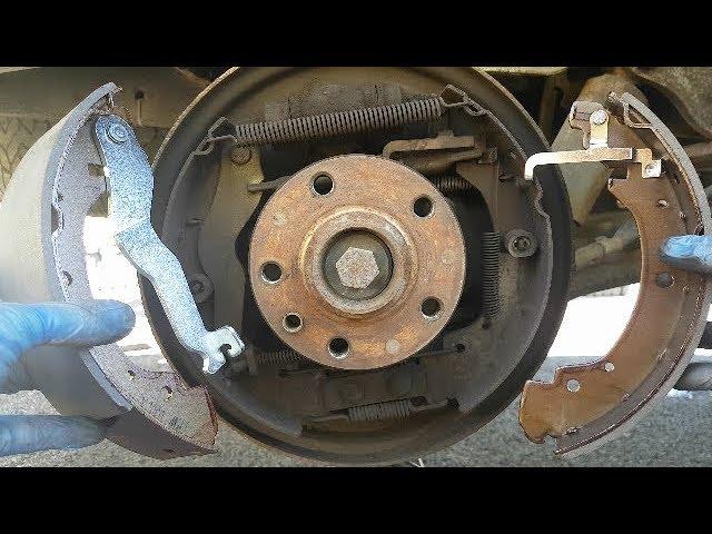 Vw T4 Rear Drum Brakes Shoes and Cylinder replacement