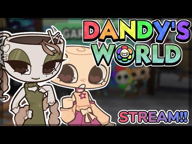 Playing Dandys World with @y3llowx on Stream!!