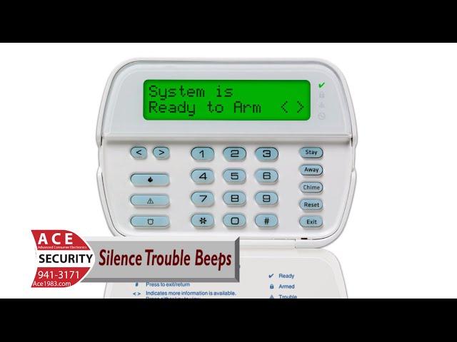 Alarm Troubleshooting - Silencing Trouble Beeps on DSC Power Series