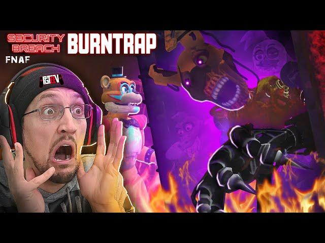 Freddy & I Face BURNTRAP Boss! FNAF Security Breach Alternate Escape w/ SpringTrap (FGTeeV Gameplay)