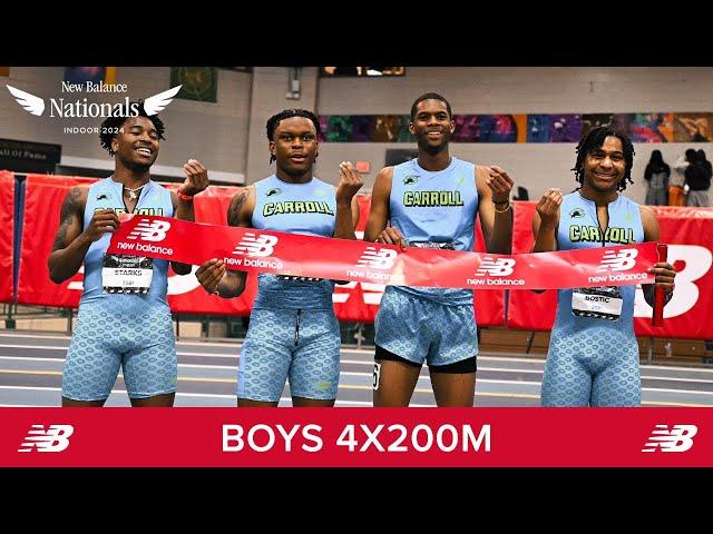 Boys 4x200m Relay - New Balance Nationals Indoor 2024