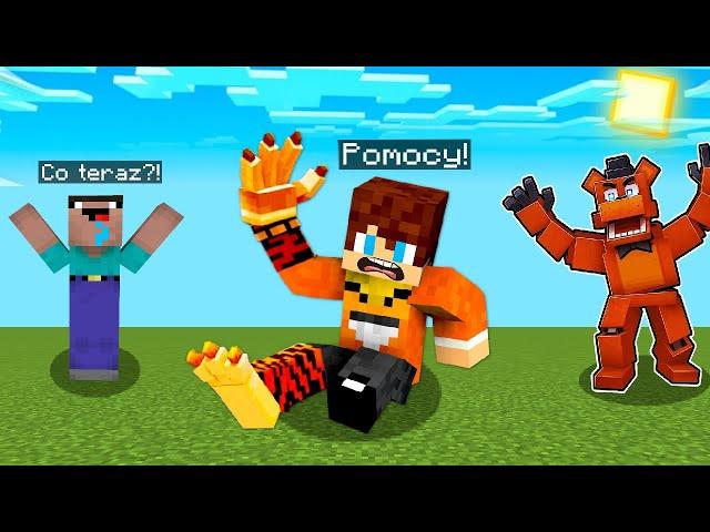 FREDDY ZMIENIA MNIE w ANIMATRONIKA w Minecraft!