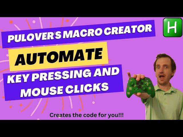 AutoHotkey Pulover's Macro Creator: Automate your coding by Automating it. Macro Recorder